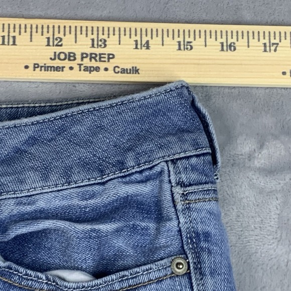 Vintage American Eagle Artist Jeans Womens 8 Low Rise Bootcut Distressed - Picture 9 of 16